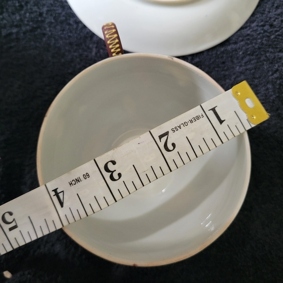 Rare vintage Satsuma Moriage Japanese Dragonware Geisha lithopane cup/saucer - Picture 16 of 16